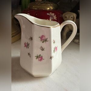 Harkerware Pink Rosebud Creamer